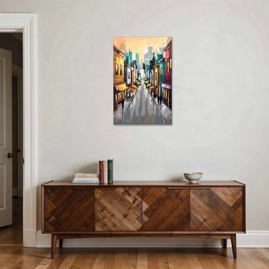 San Francisco Mission District Vibes - Canvas Wall Art - Coffee Table - 24x36
