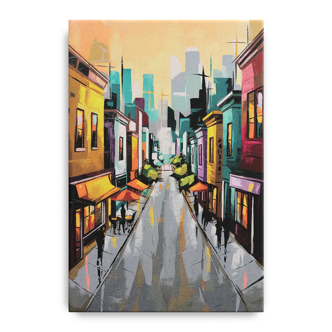 San Francisco Mission District Vibes Front - Canvas Wall Art