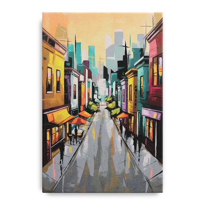 San Francisco Mission District Vibes Front - Canvas Wall Art