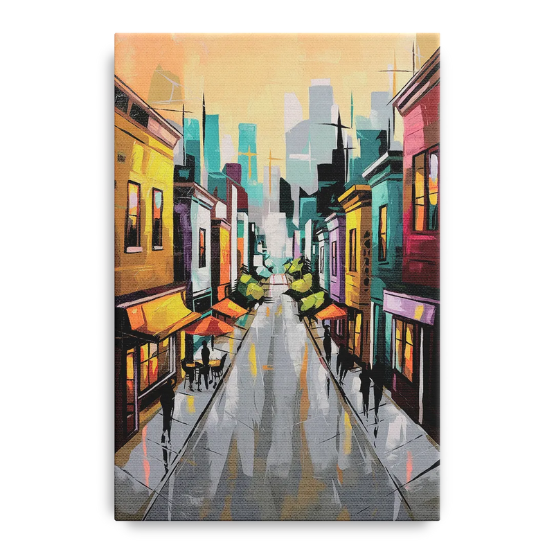 San Francisco Mission District Vibes Front - Canvas Wall Art
