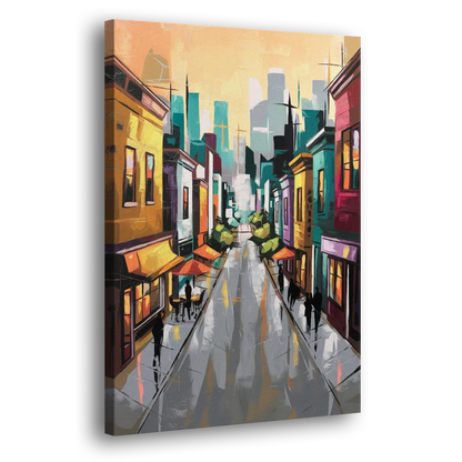 San Francisco Mission District Vibes Side - Canvas Wall Art