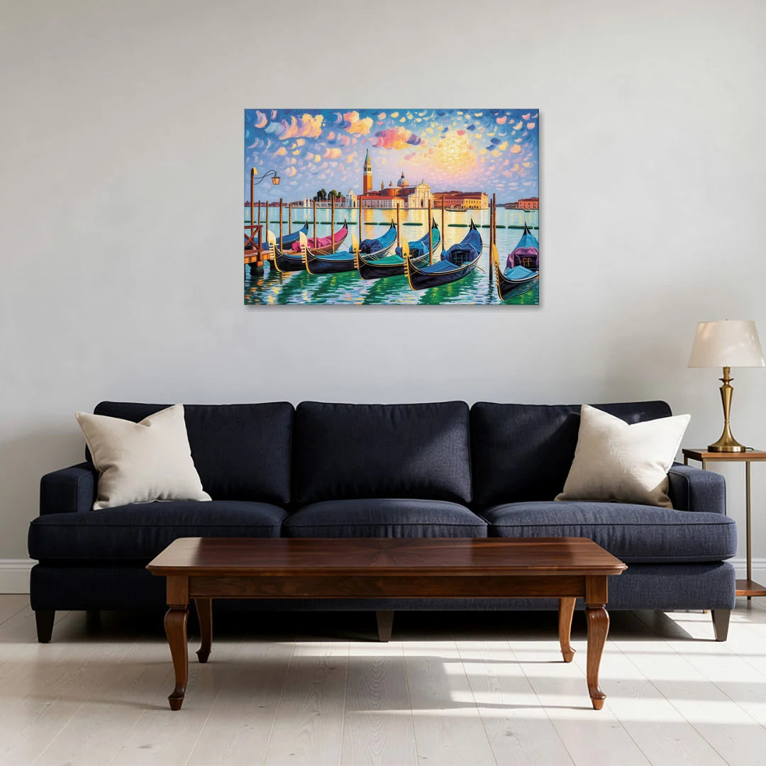 San Giorgio Maggiore View - Canvas Wall Art - Sofa - 36x24