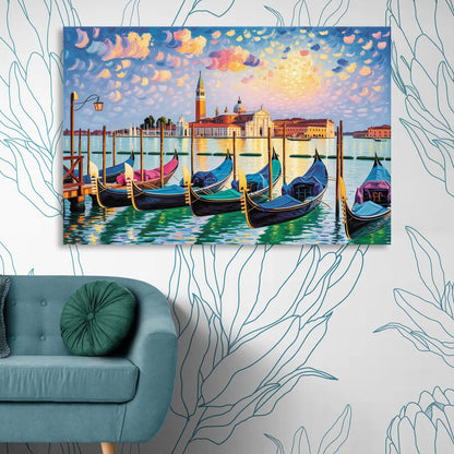 San Giorgio Maggiore View Living Room - Canvas Wall Art