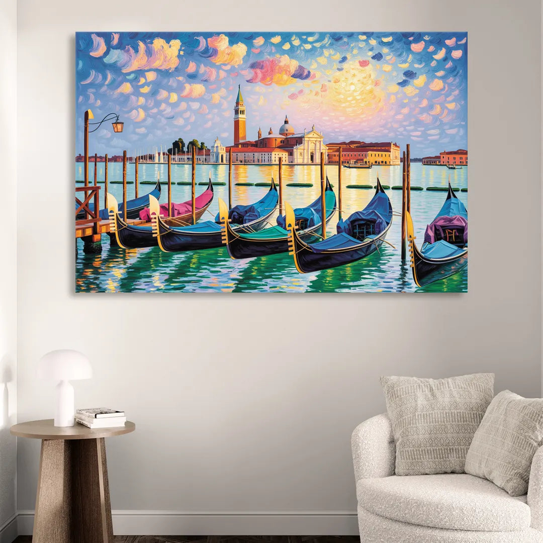 San Giorgio Maggiore View Sitting Room - Canvas Wall Art