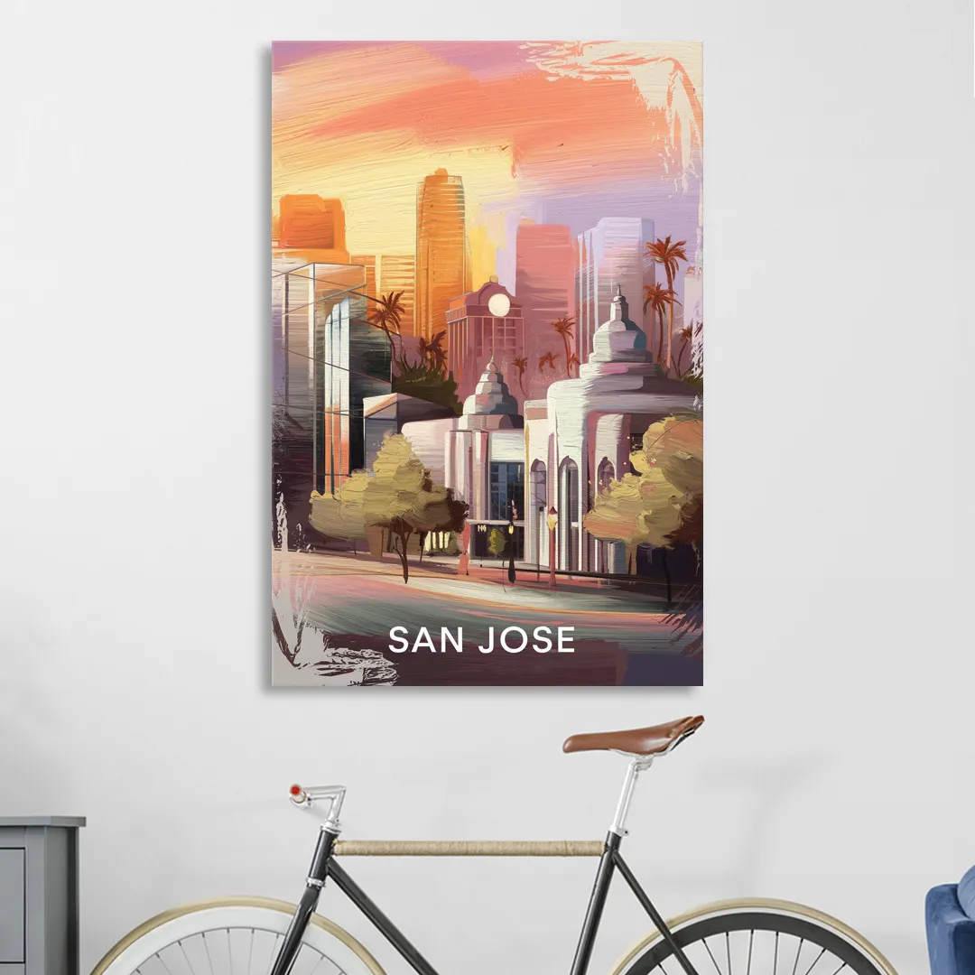 San Jose Architectural Beauty Sitting Room - Canvas Wall Art
