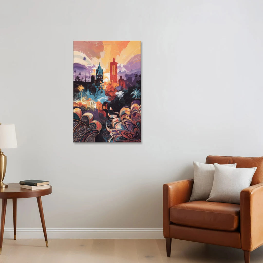 San Jose Cultural Heritage - Canvas Wall Art - Sofa - 24x36