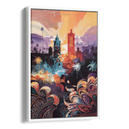 San Jose Cultural Heritage Side - White Canvas Wall Art
