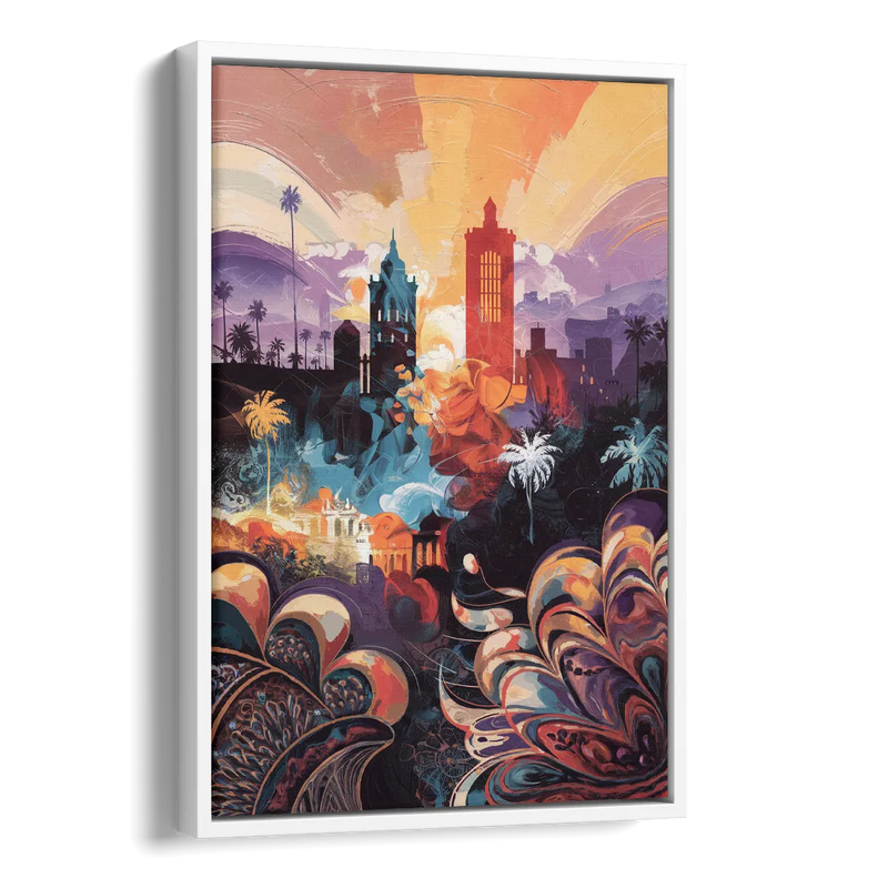 San Jose Cultural Heritage Side - White Canvas Wall Art
