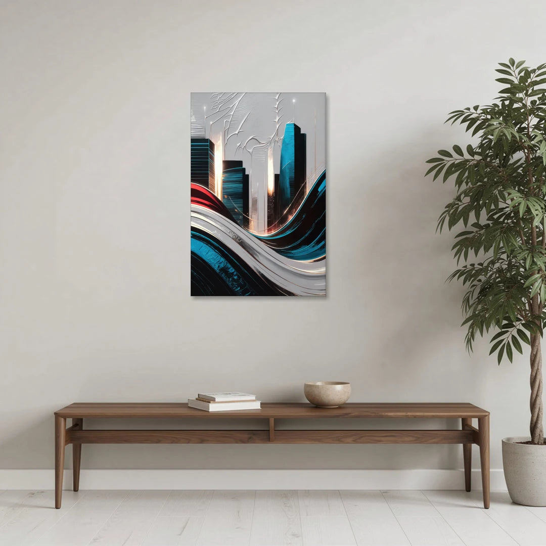 San Jose Earthquakes Spirit - Canvas Wall Art - Coffee Table - 24x36