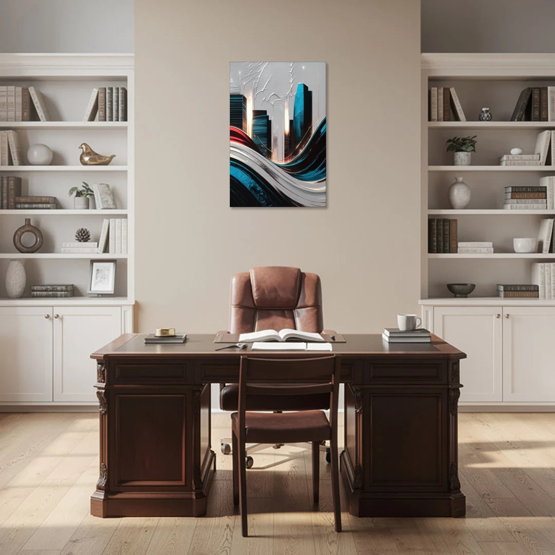San Jose Earthquakes Spirit - Canvas Wall Art - Office - 24x36
