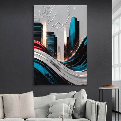 San Jose Earthquakes Spirit Living Room - Canvas Wall Art