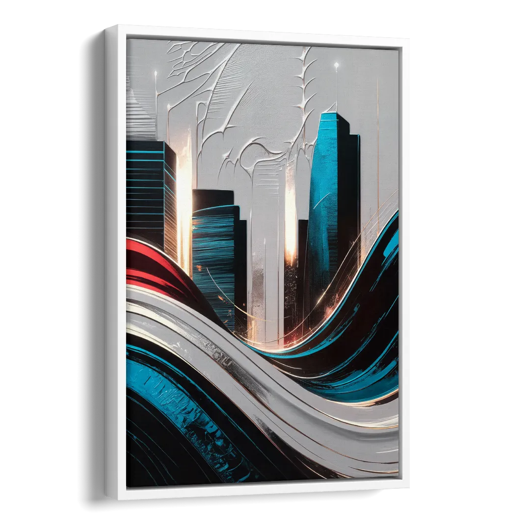 San Jose Earthquakes Spirit Side - White Canvas Wall Art