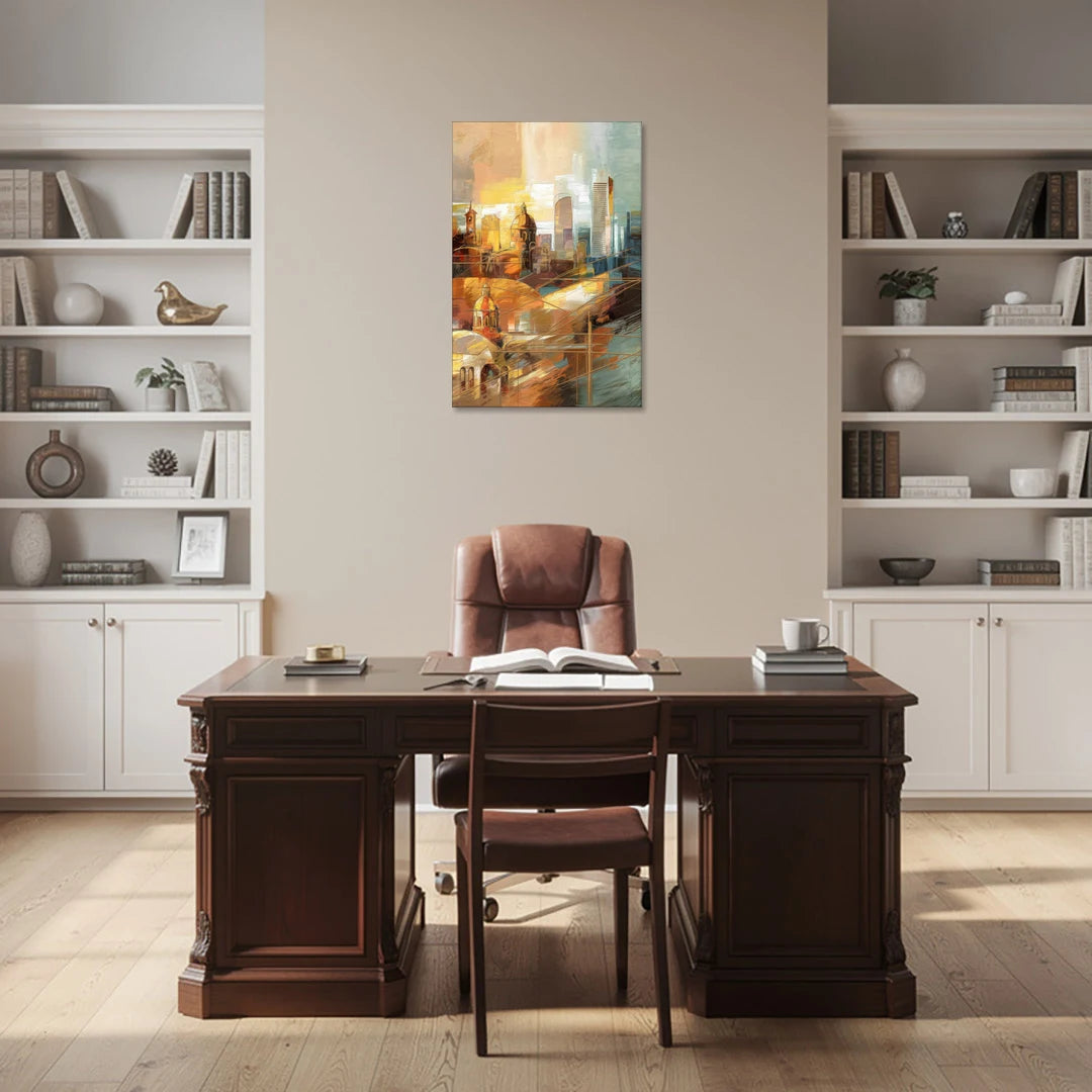 San Jose Historic Landmarks - Canvas Wall Art - Office - 24x36