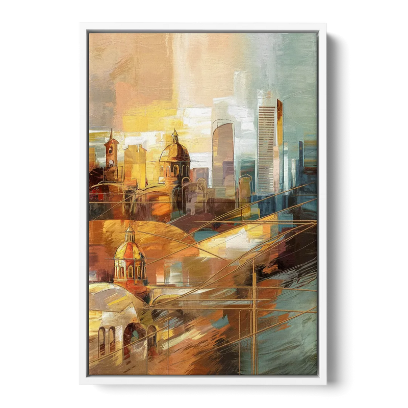 San Jose Historic Landmarks Front - White Canvas Wall Art