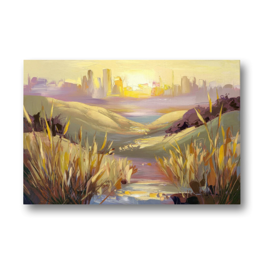 San Jose Scenic Sunset - Canvas Wall Art - Front
