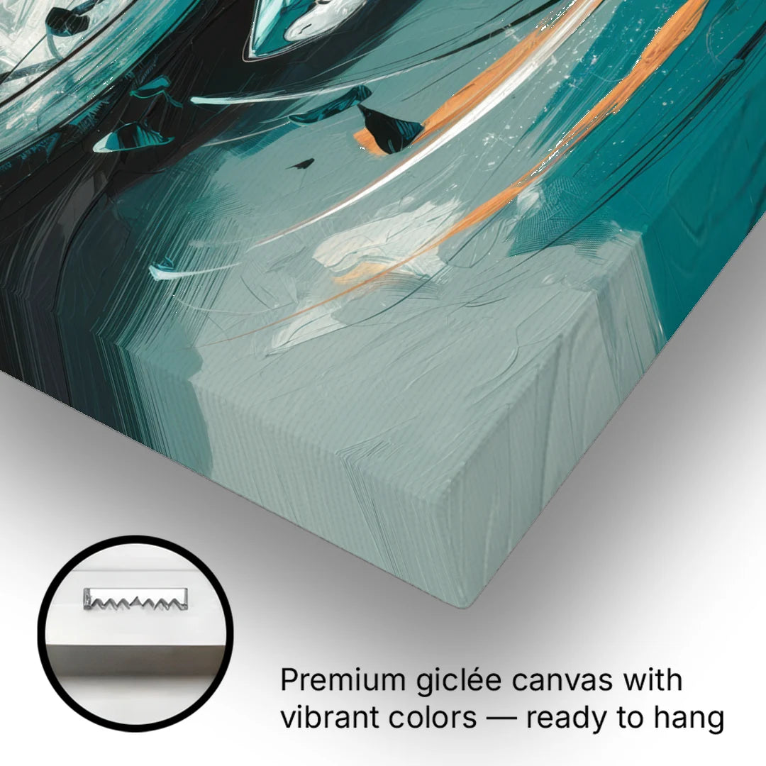 San Jose Sharks Pride - Canvas Wall Art - Gallery Wrap Corner