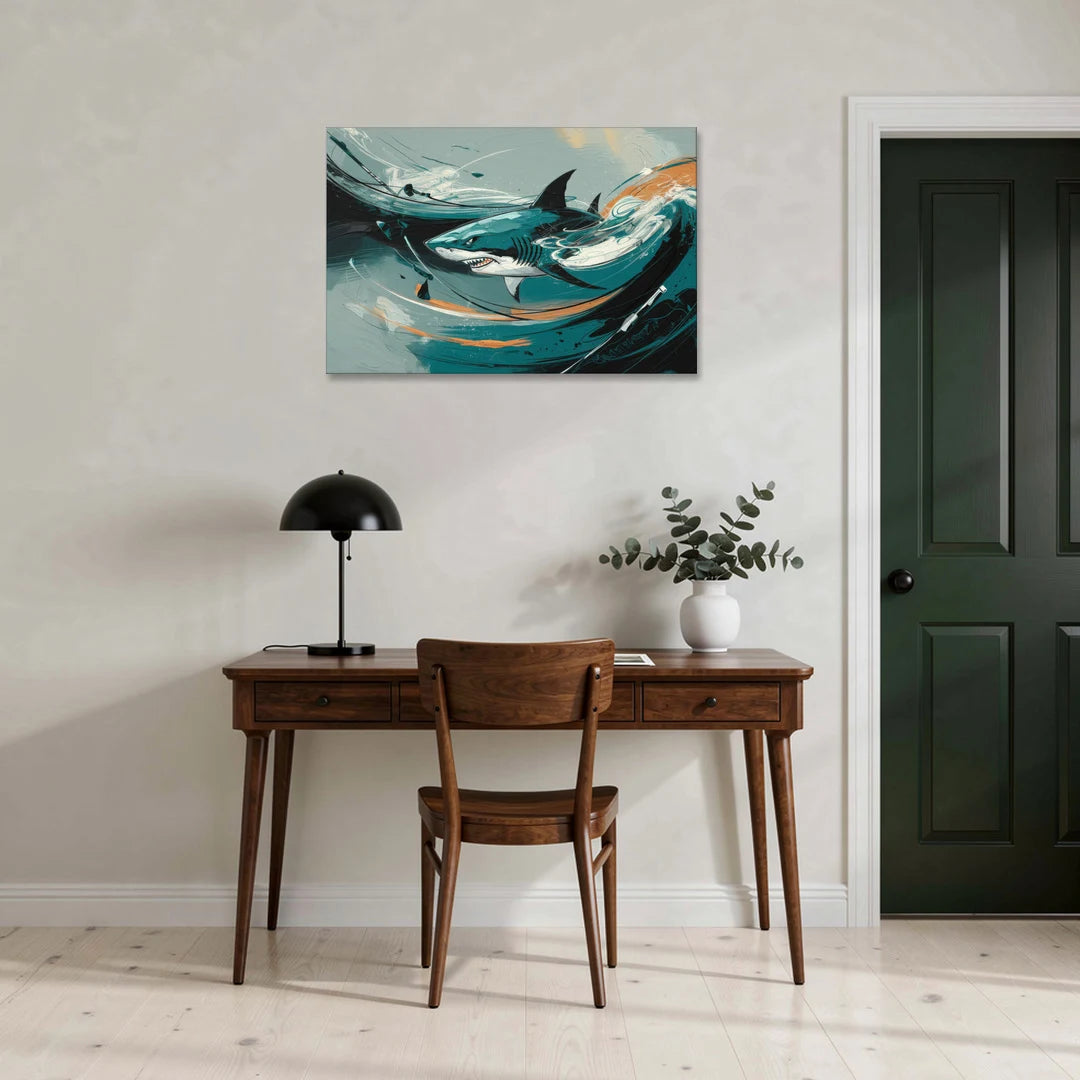 San Jose Sharks Pride - Canvas Wall Art - Office - 36x24