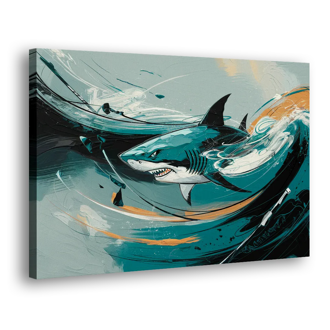 San Jose Sharks Pride Side - Canvas Wall Art