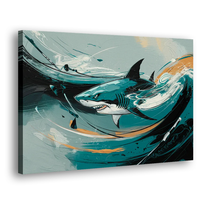 San Jose Sharks Pride Side - Canvas Wall Art