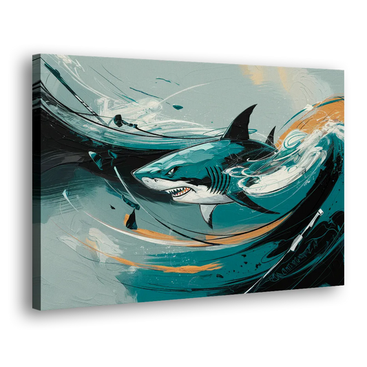 San Jose Sharks Pride Side - Canvas Wall Art