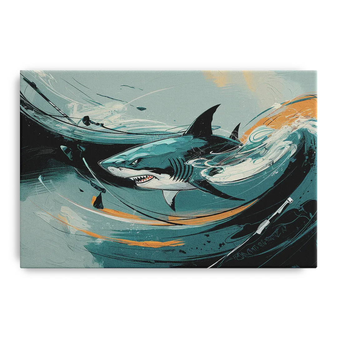 San Jose Sharks Pride Front - Canvas Wall Art