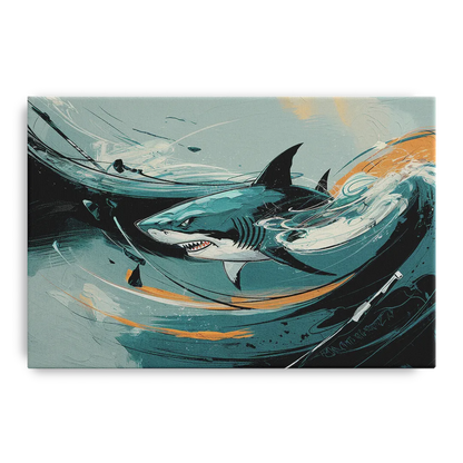 San Jose Sharks Pride Front - Canvas Wall Art