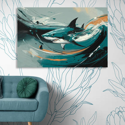 San Jose Sharks Pride Living Room - Canvas Wall Art