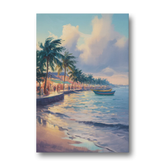 San Miguel Waterfront - Canvas Wall Art - Front