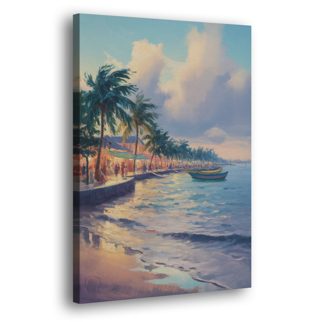 San Miguel Waterfront Side - Canvas Wall Art