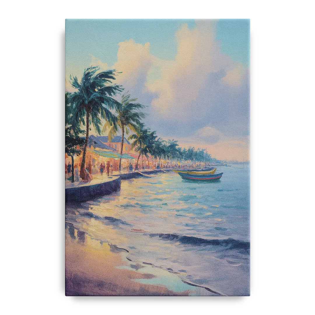 San Miguel Waterfront Front - Canvas Wall Art