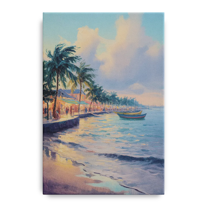 San Miguel Waterfront Front - Canvas Wall Art
