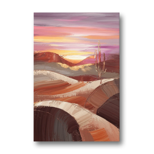 Santa Fe Desert Sunrise - Canvas Wall Art - Front