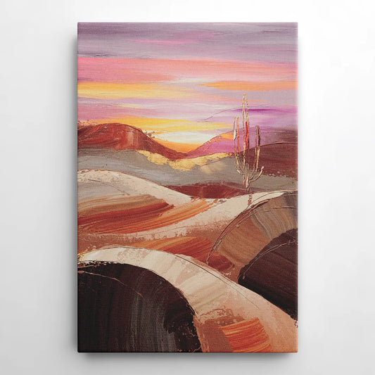 Santa Fe Desert Sunrise - Canvas Wall Art