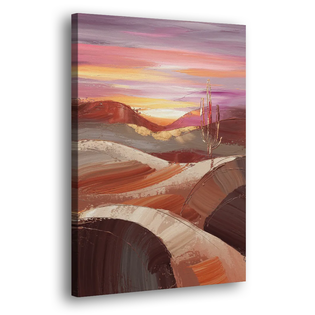 Santa Fe Desert Sunrise Side - Canvas Wall Art
