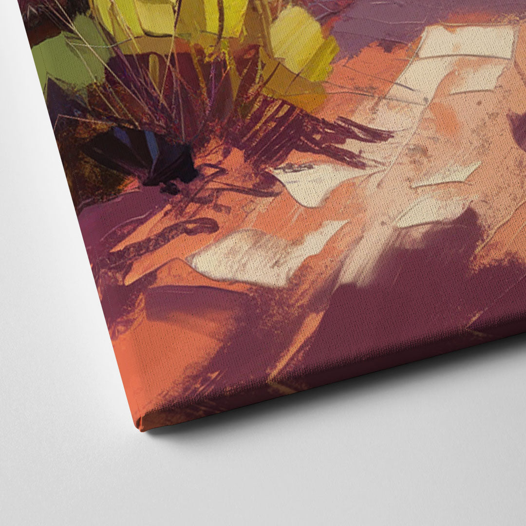 Santa Fe Desert Trail Canvas Close Up