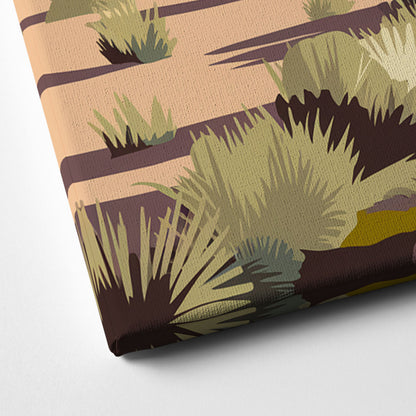 Santa Fe Mountain View Canvas Close Up