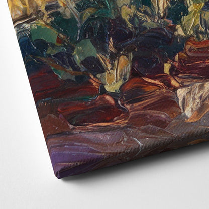 Santa Fe Sunset Landscape Canvas Close Up