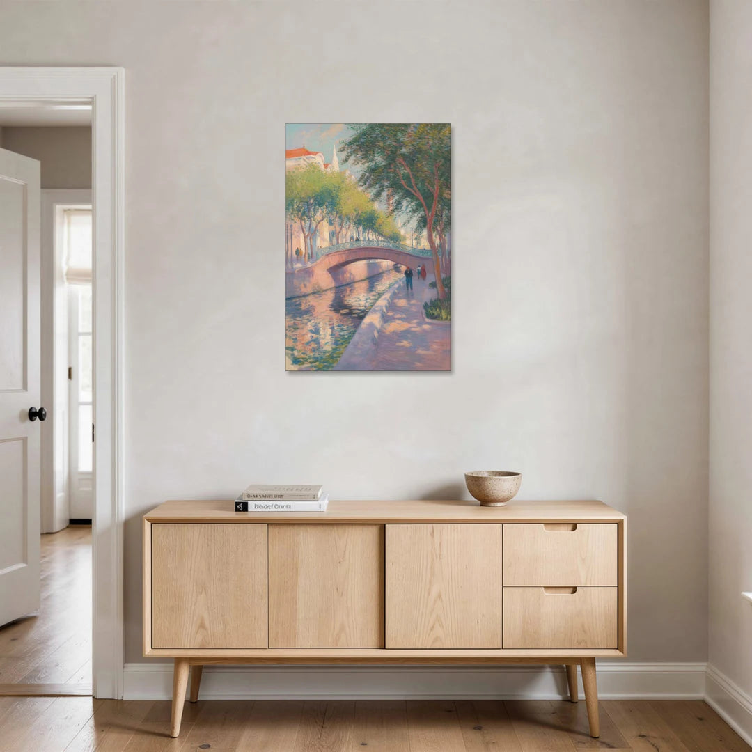 Santa Lucía Riverwalk - Canvas Wall Art - Coffee Table - 24x36