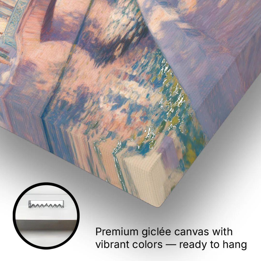 Santa Lucía Riverwalk - Canvas Wall Art - Gallery Wrap Corner