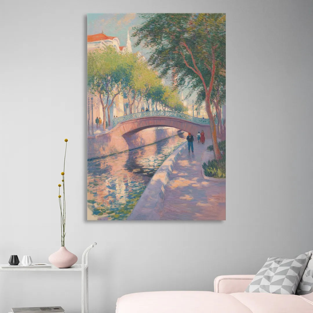 Santa Lucía Riverwalk Living Room - Canvas Wall Art