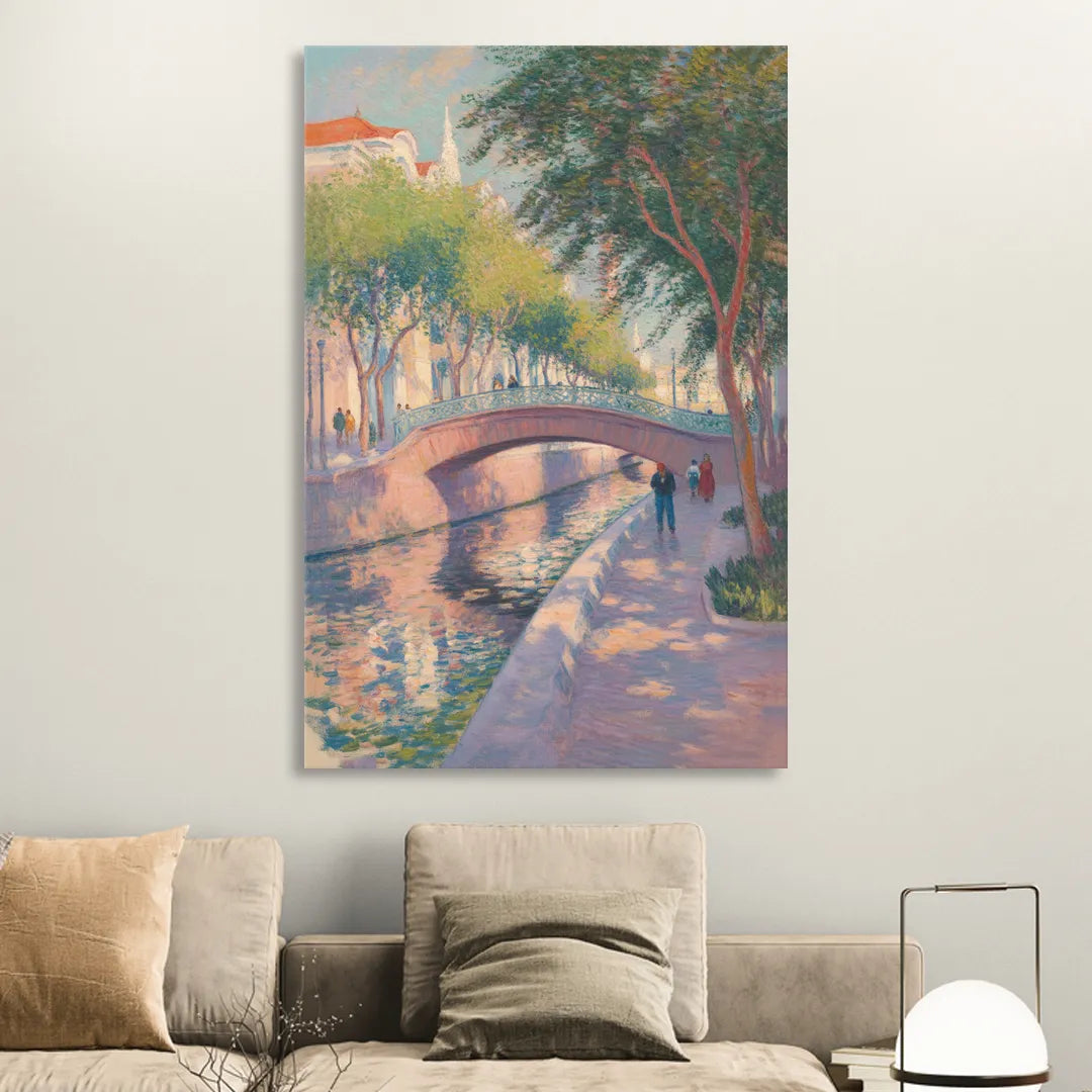 Santa Lucía Riverwalk Sitting Room - Canvas Wall Art