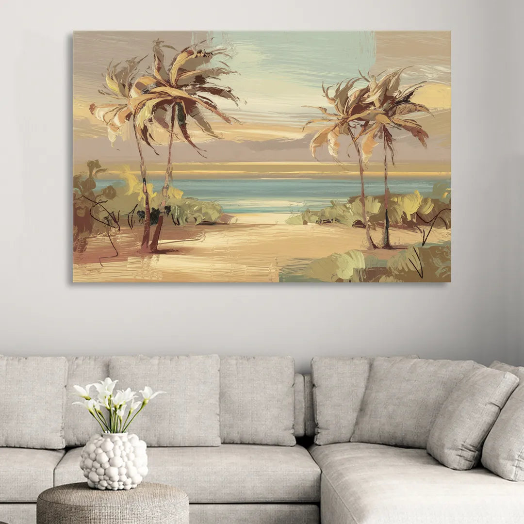 Savannah Coastal Beauty Living Room - Canvas Wall Art