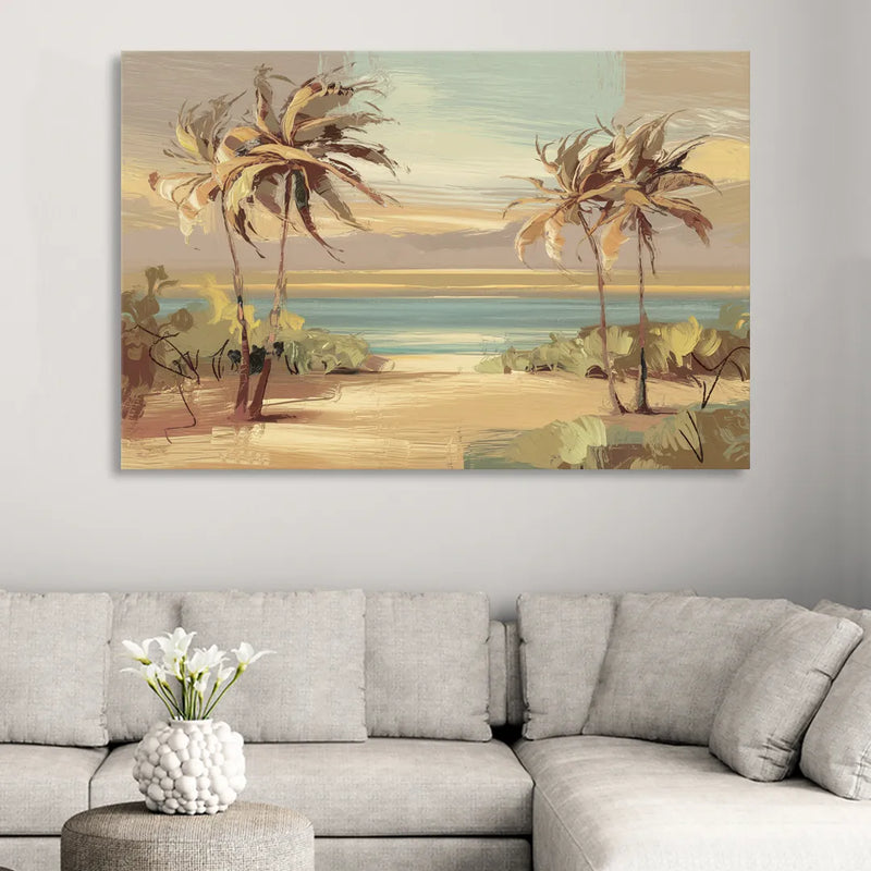 Savannah Coastal Beauty Living Room - Canvas Wall Art
