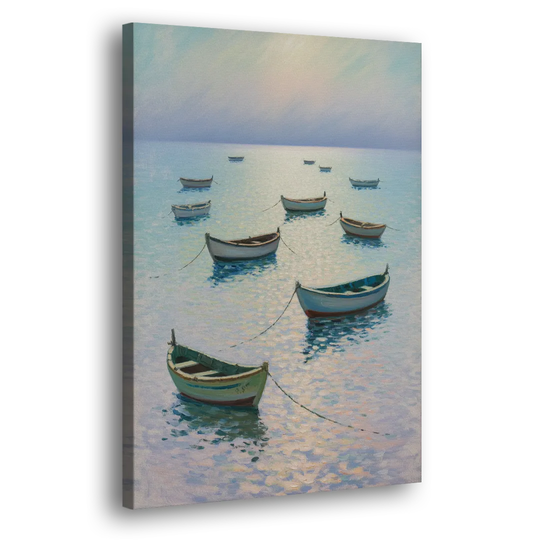 Sayulita Fishing Boats Side - Canvas Wall Art