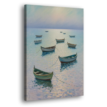 Sayulita Fishing Boats Side - Canvas Wall Art