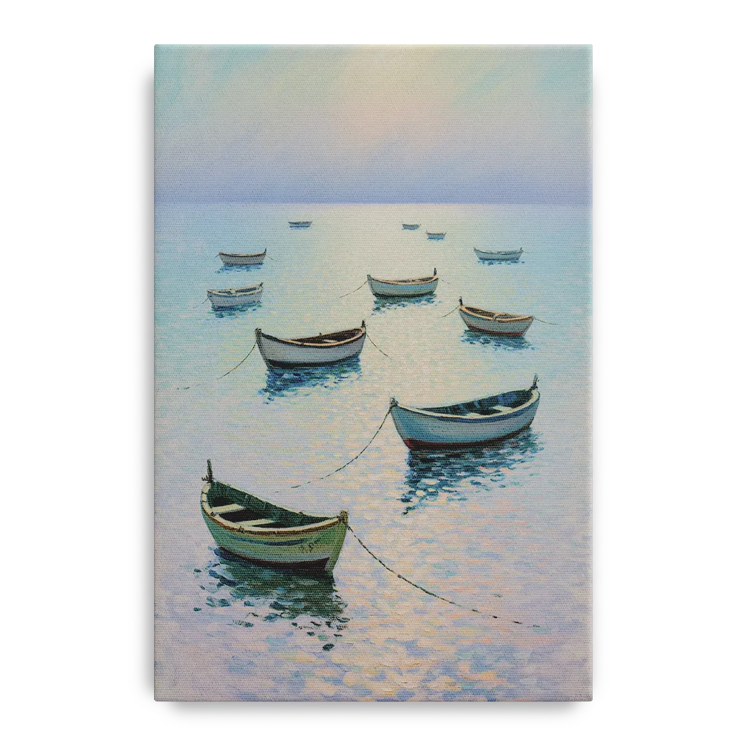 Sayulita Fishing Boats Front - Canvas Wall Art