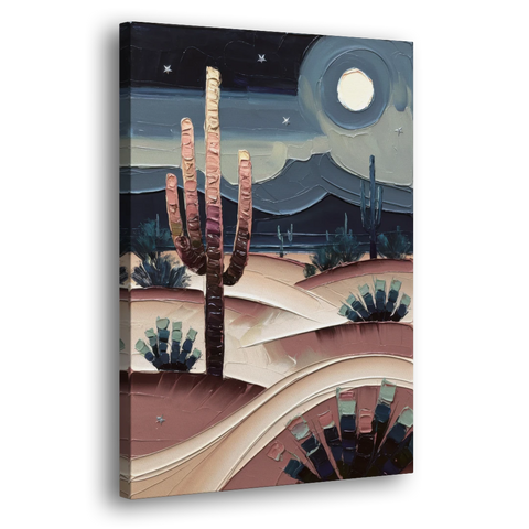 Scottsdale Desert Nights - Canvas Wall Art - Side
