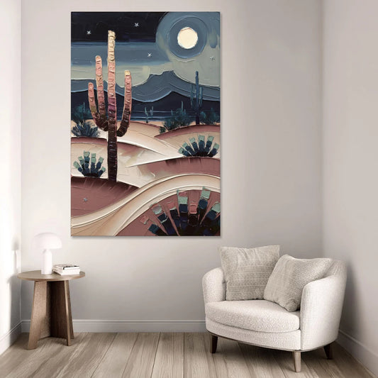 Scottsdale Desert Nights - Canvas Wall Art - Sofa - 40x60