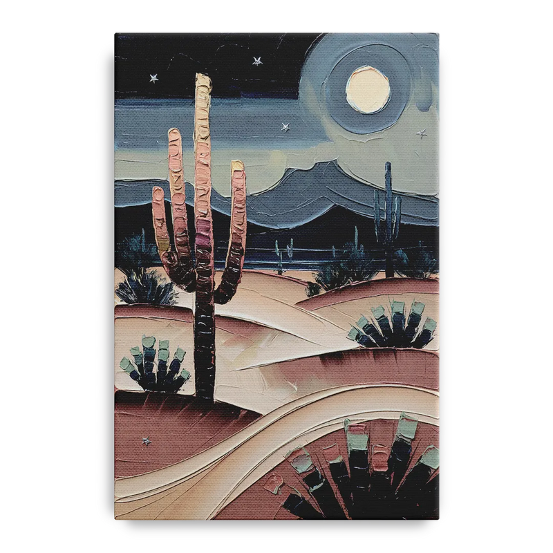 Scottsdale Desert Nights Front - Canvas Wall Art