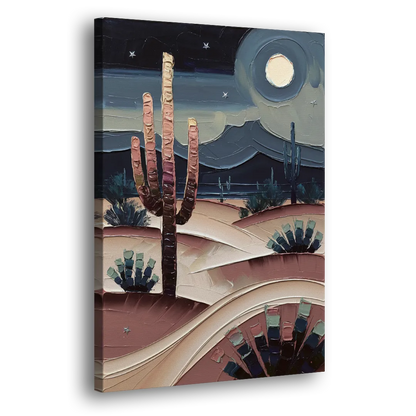 Scottsdale Desert Nights Side - Canvas Wall Art